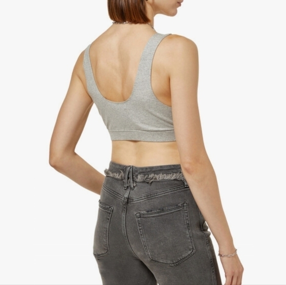 Good American Grey Scoop Bra - Picture 3 of 3